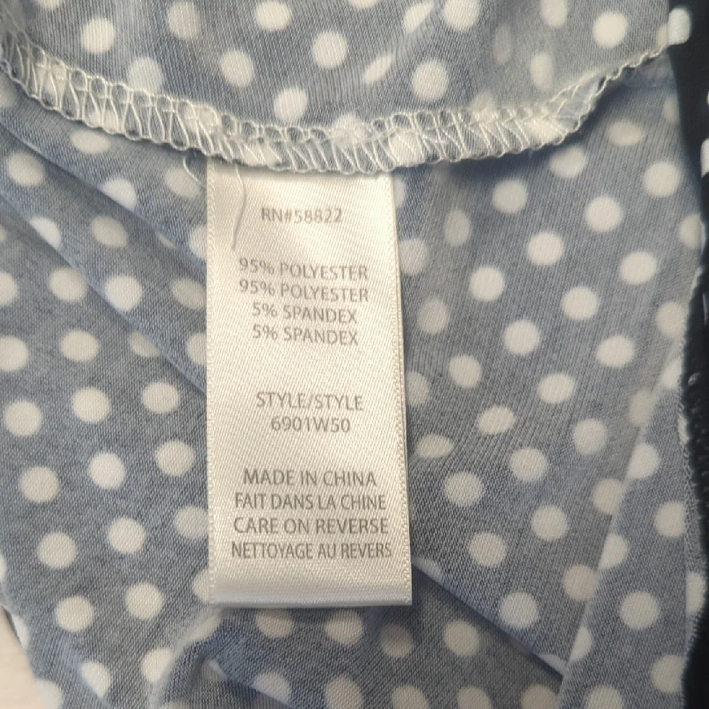 Max Studio Polka Dot Top - Picture 4 of 4